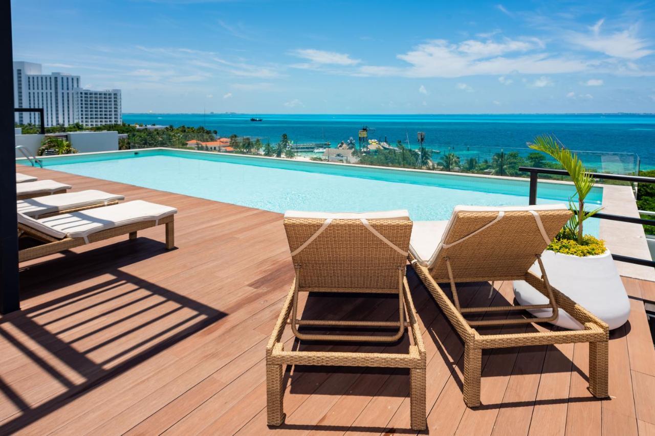Aloja Oceanview In The Hotel Zone Cancún Kültér fotó