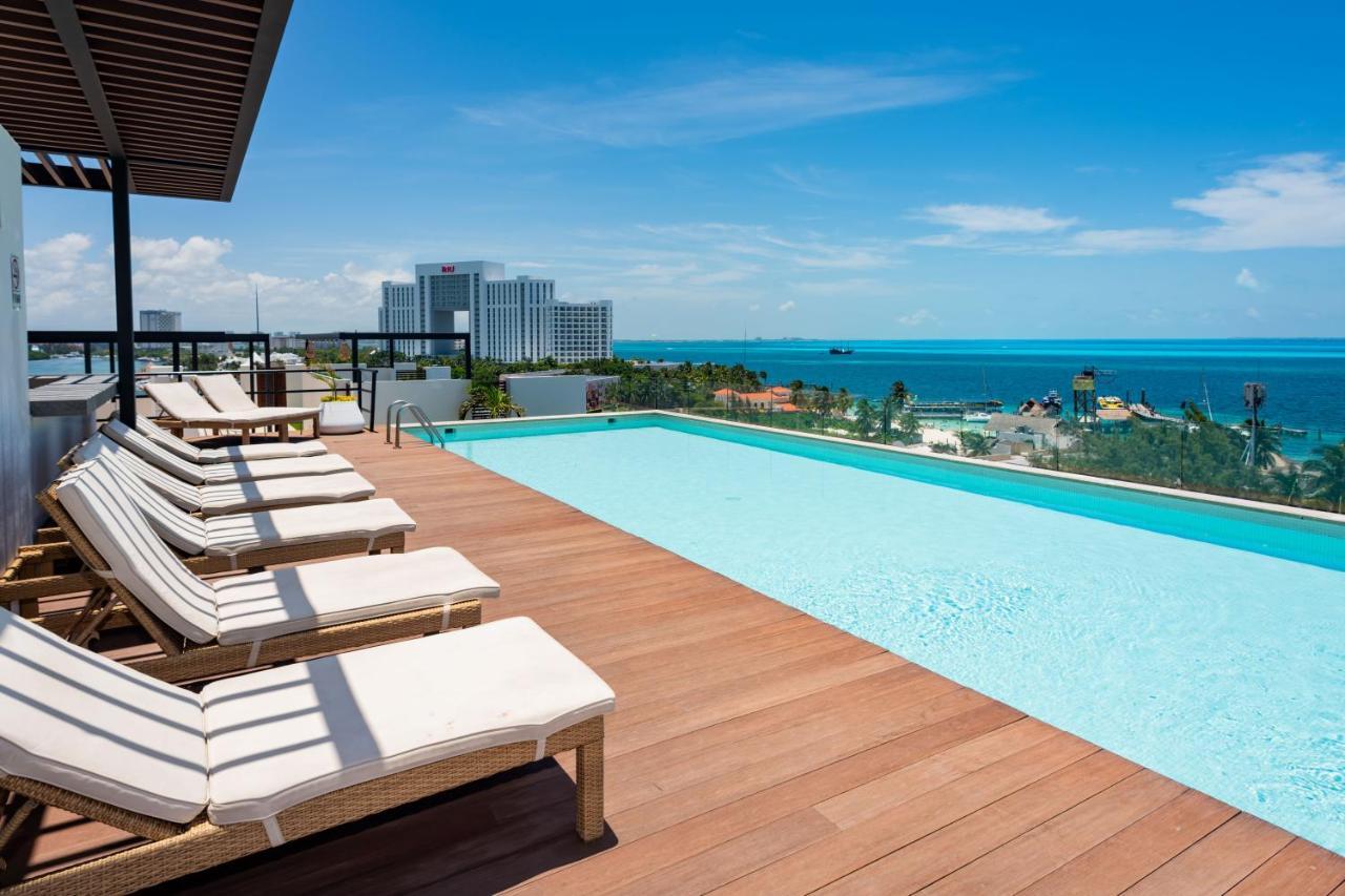 Aloja Oceanview In The Hotel Zone Cancún Kültér fotó